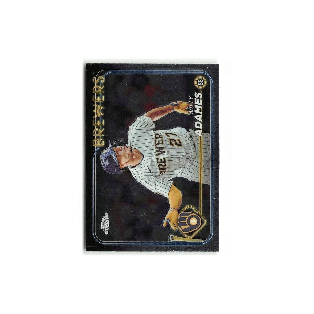 Willy Adames 2024 Topps Chrome #126 Milwaukee Brewers Baseball Card NM