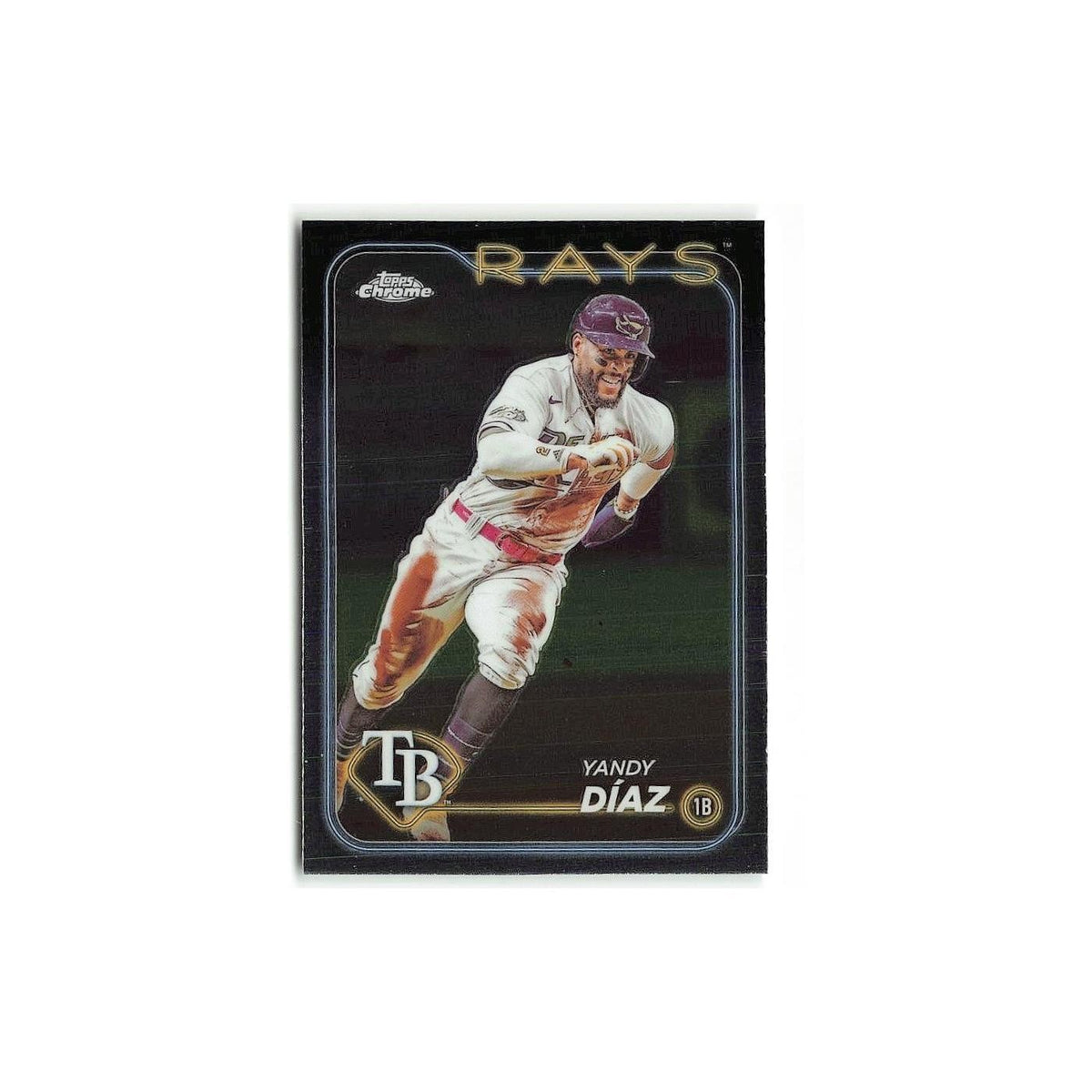 Yandy Díaz 2024 Topps Chrome #107 Tampa Bay Rays Baseball Card NM