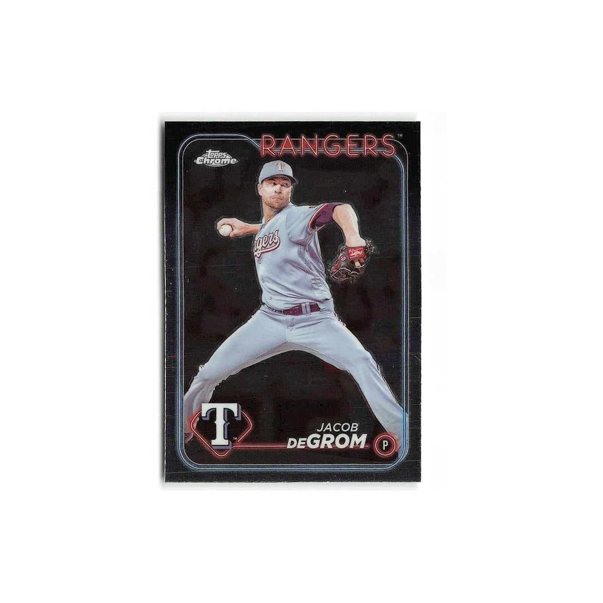 Jacob deGrom 2024 Topps Chrome #228 Texas Rangers Baseball Card NM