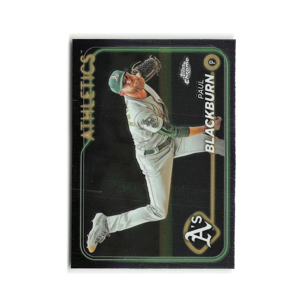 Paul Blackburn 2024 Topps Chrome #43 Oakland Athletics Baseball Card NM