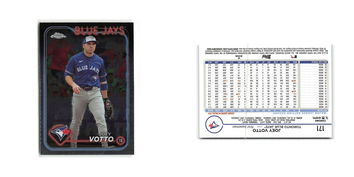 Joey Votto 2024 Topps Chrome #171 Toronto Blue Jays Baseball Card NM