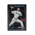 Eury Pérez 2024 Topps Chrome #6 Miami Marlins Baseball Card NM