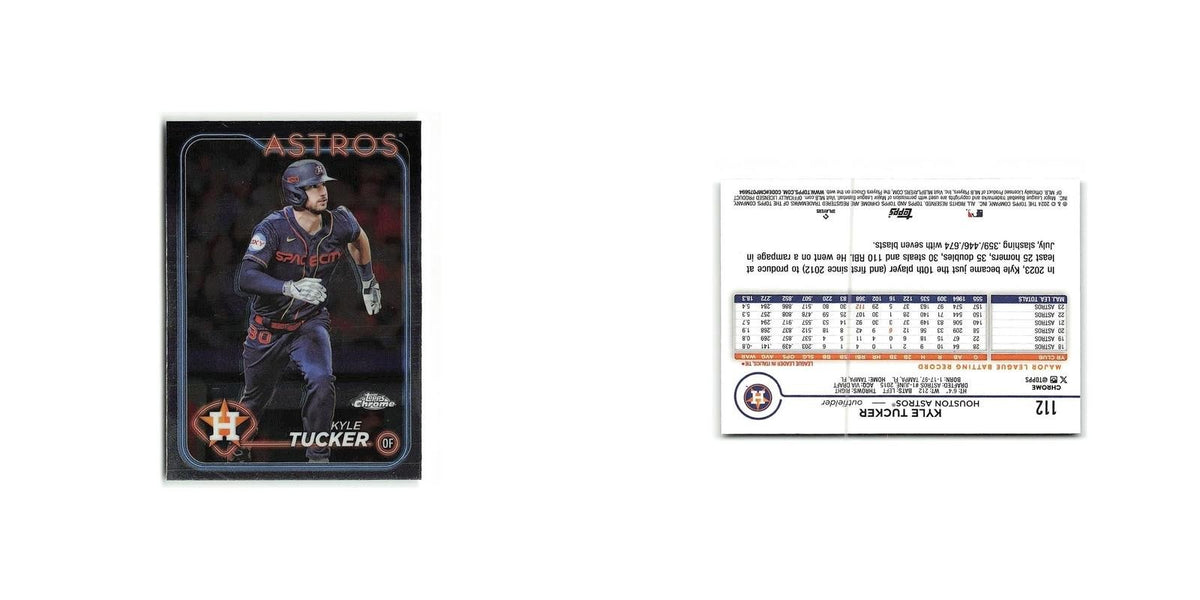 Kyle Tucker 2024 Topps Chrome #112 Houston Astros Baseball Card NM