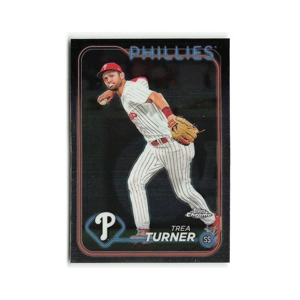 Trea Turner 2024 Topps Chrome #169 Philadelphia Phillies Baseball Card NM