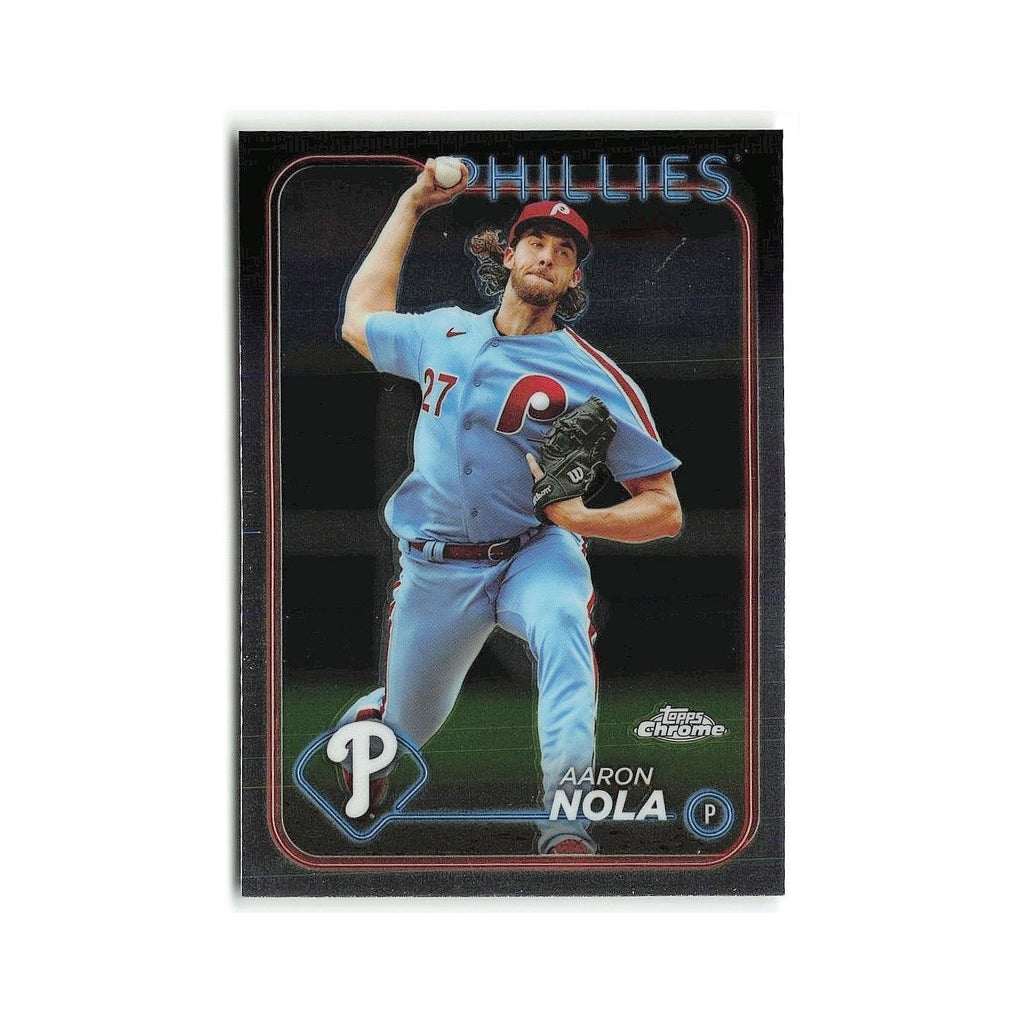 Aaron Nola 2024 Topps Chrome #262 Philadelphia Phillies Baseball Card NM