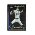 Shane McClanahan 2024 Topps Chrome #135 Tampa Bay Rays Baseball Card NM