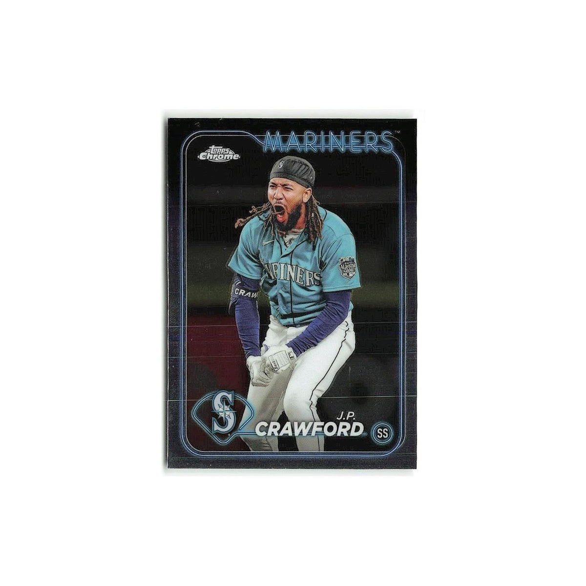 J.P. Crawford 2024 Topps Chrome #14 Seattle Mariners Baseball Card NM