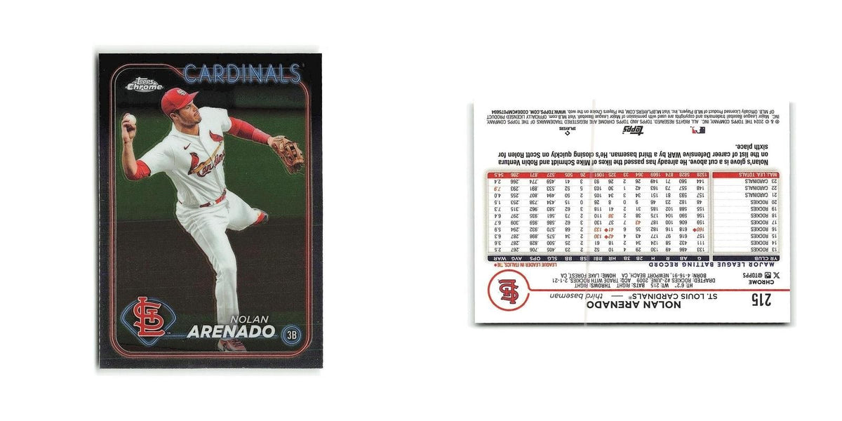 Nolan Arenado 2024 Topps Chrome #215 St. Louis Cardinals Baseball Card NM