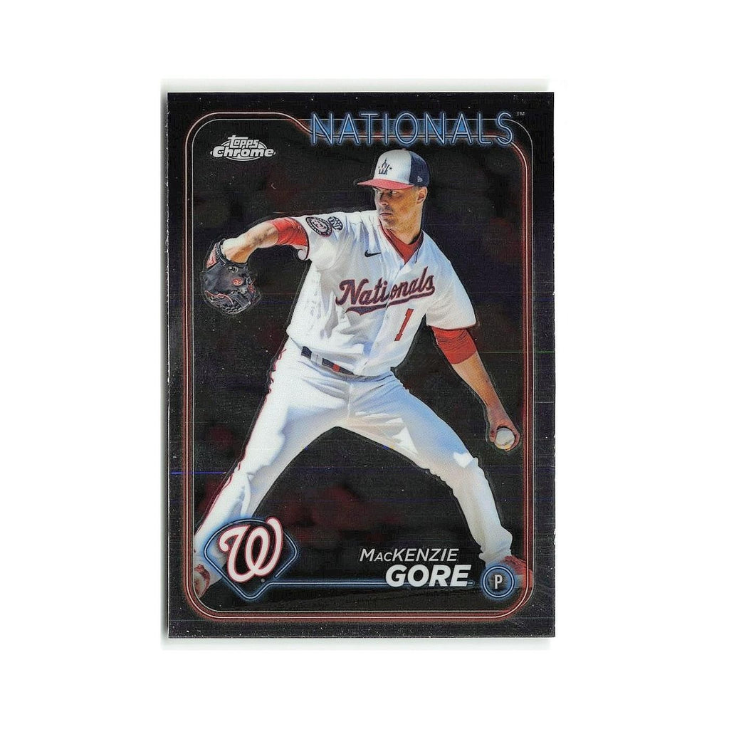 MacKenzie Gore 2024 Topps Chrome #94 Washington Nationals Baseball Card NM