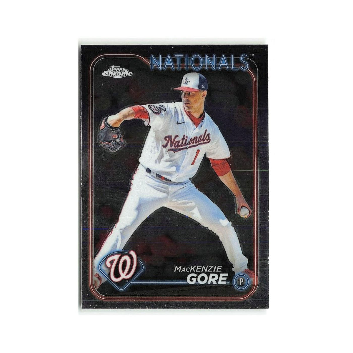 MacKenzie Gore 2024 Topps Chrome #94 Washington Nationals Baseball Card NM