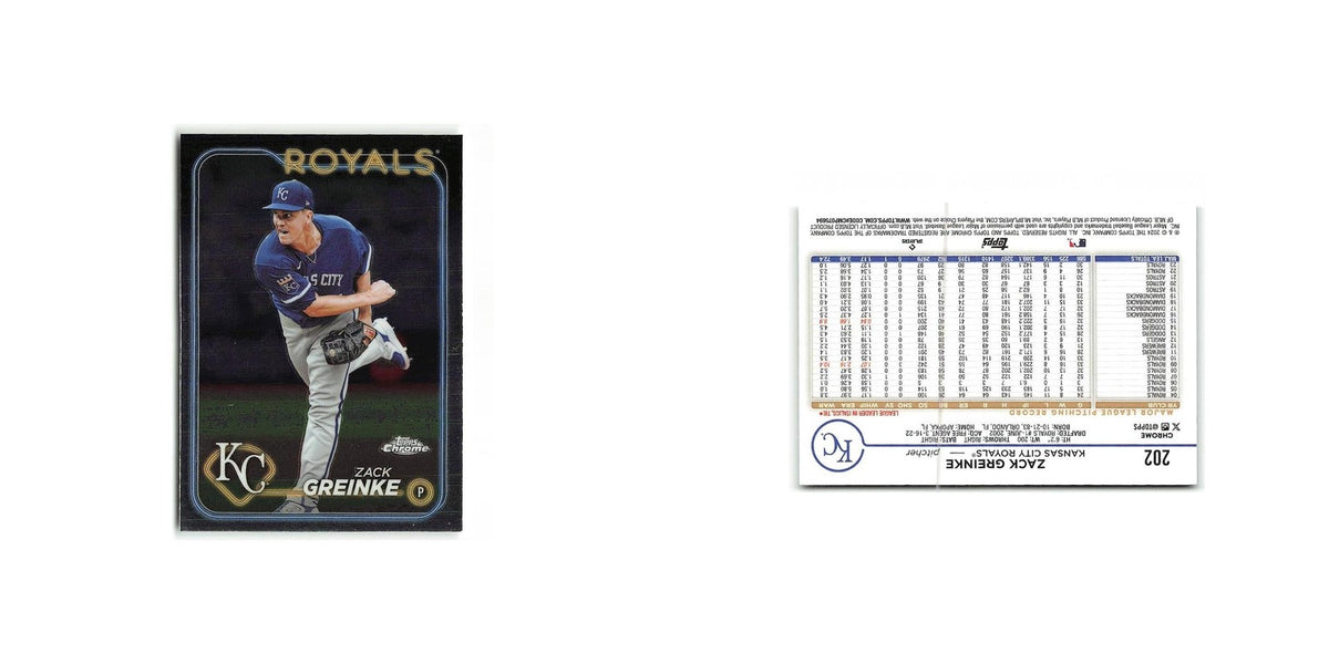 Zack Greinke 2024 Topps Chrome #202 Kansas City Royals Baseball Card NM