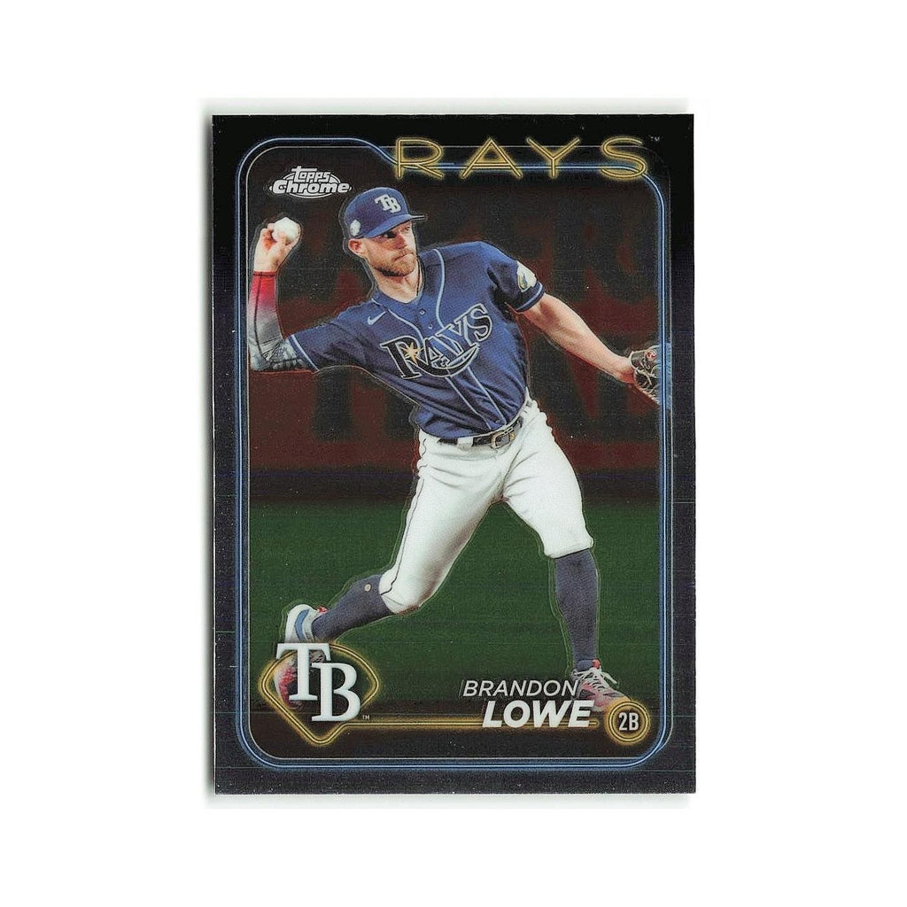 Brandon Lowe 2024 Topps Chrome #286 Tampa Bay Rays Baseball Card NM