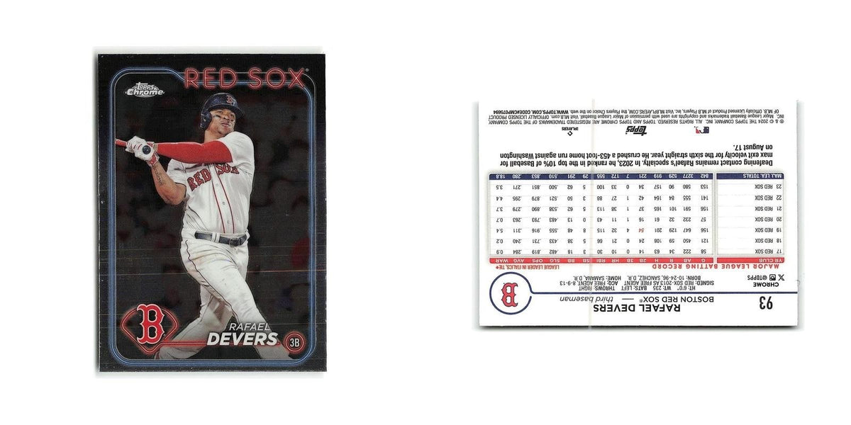 Rafael Devers 2024 Topps Chrome #93 Boston Red Sox Baseball Card NM