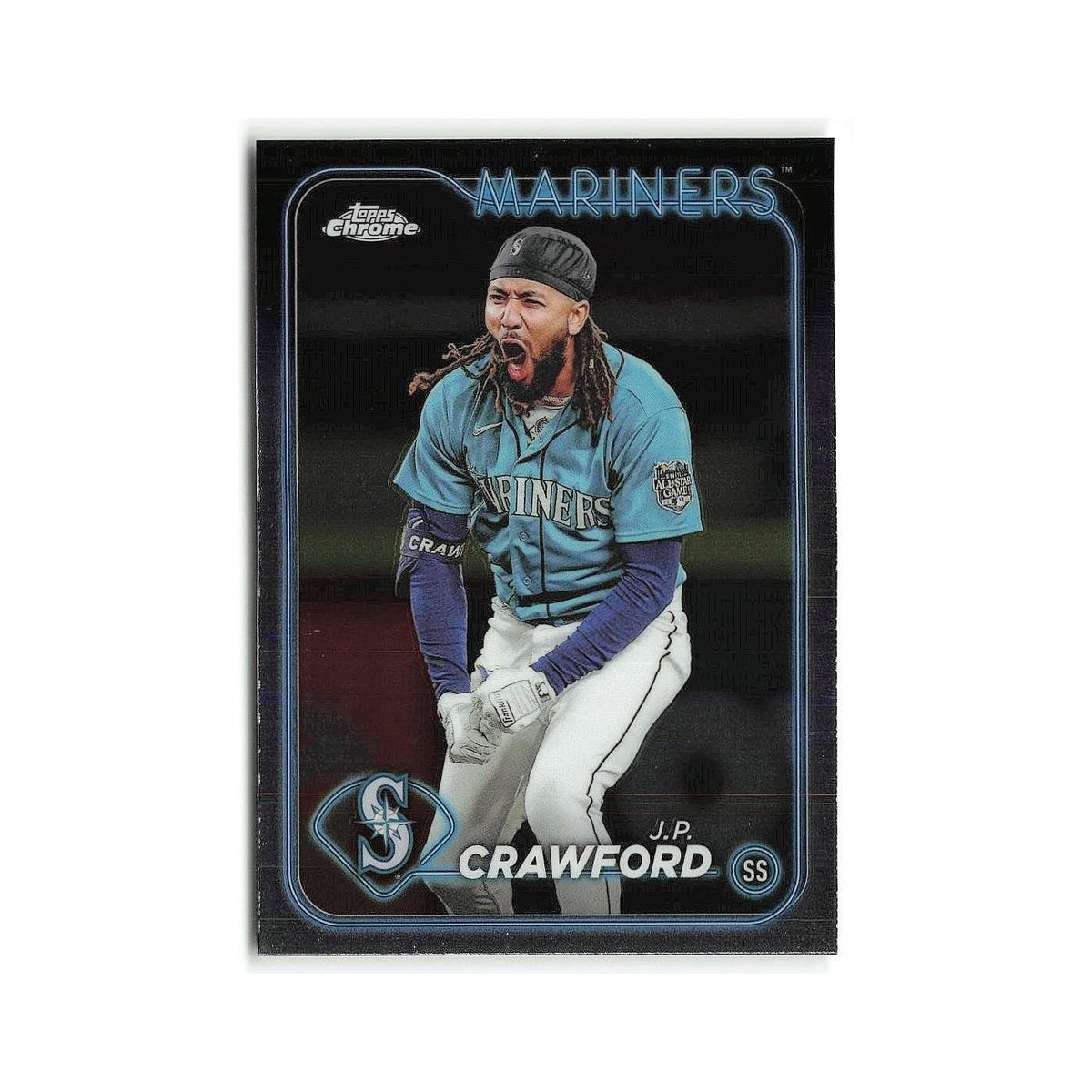J.P. Crawford 2024 Topps Chrome #14 Seattle Mariners Baseball Card NM