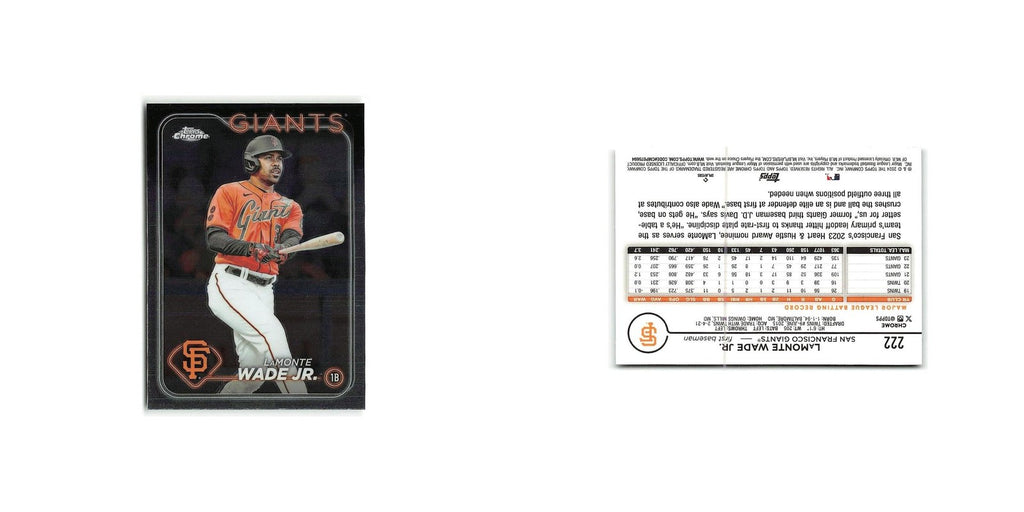 LaMonte Wade Jr. 2024 Topps Chrome #222 San Francisco Giants Baseball Card NM