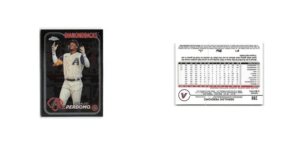 Geraldo Perdomo 2024 Topps Chrome #288 Arizona Diamondbacks Baseball Card NM
