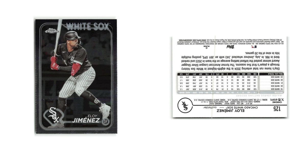 Eloy Jiménez 2024 Topps Chrome #125 Chicago White Sox Baseball Card NM