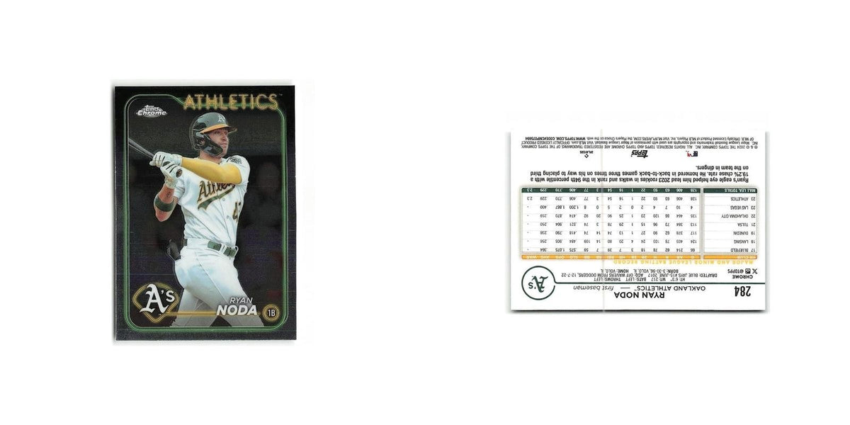 Ryan Noda 2024 Topps Chrome #284 Oakland Athletics Baseball Card NM