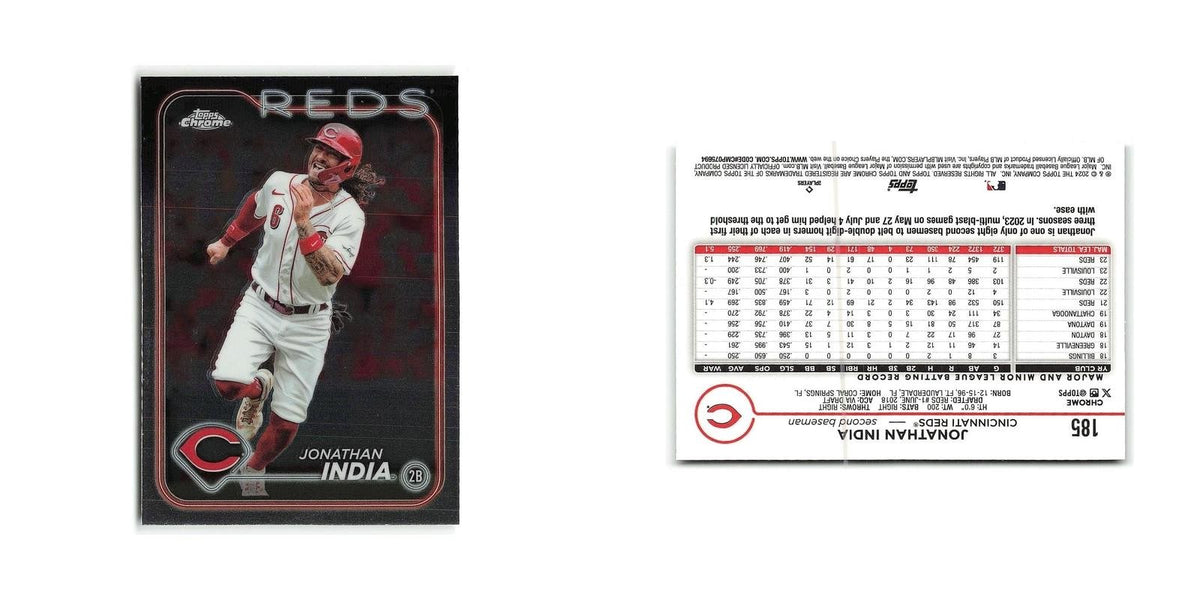 Jonathan India 2024 Topps Chrome #185 Cincinnati Reds Baseball Card NM