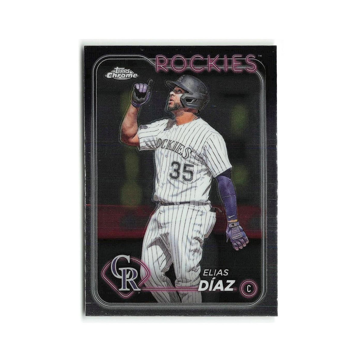 Elias Díaz 2024 Topps Chrome #287 Colorado Rockies Baseball Card NM