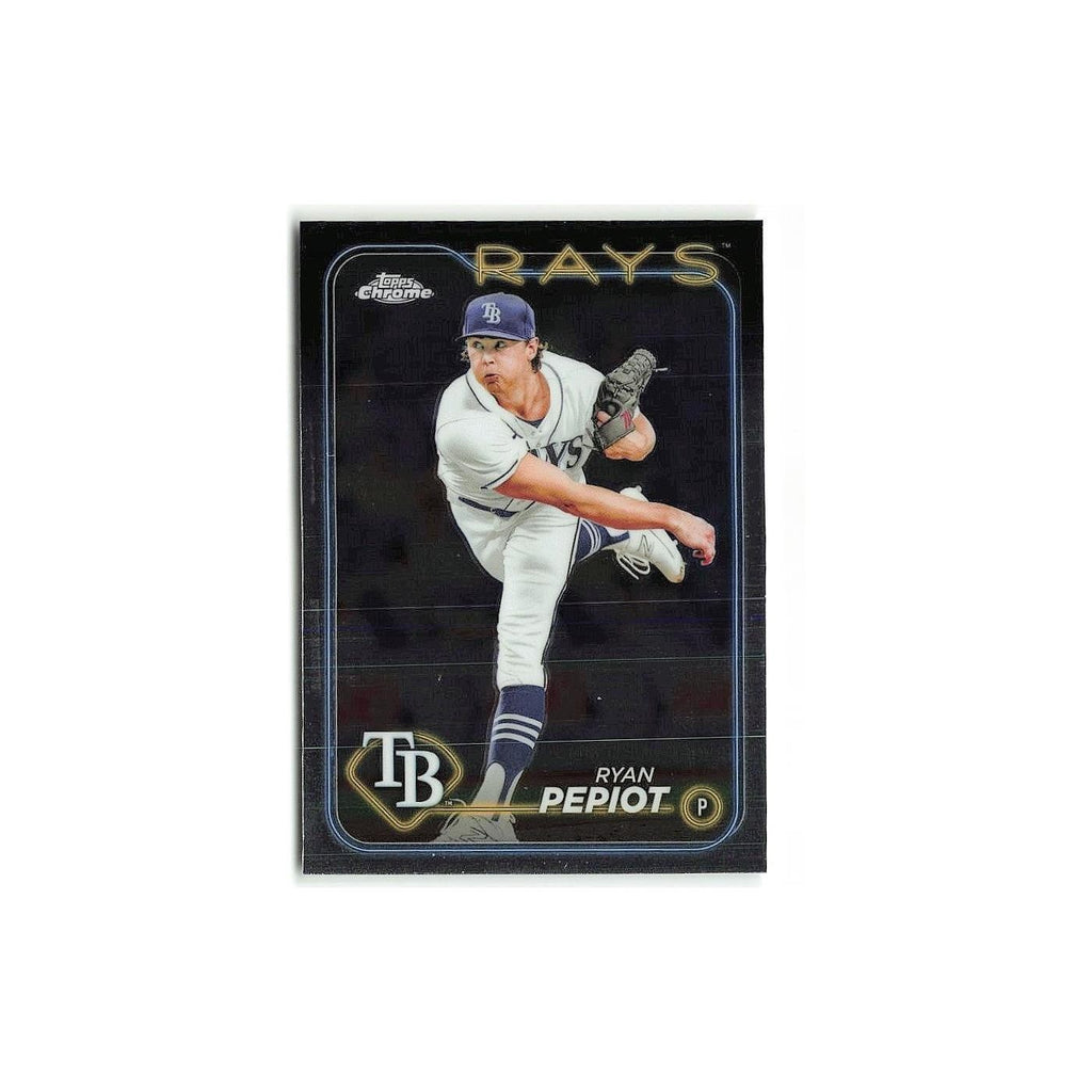 Ryan Pepiot 2024 Topps Chrome #128 Tampa Bay Rays Baseball Card NM