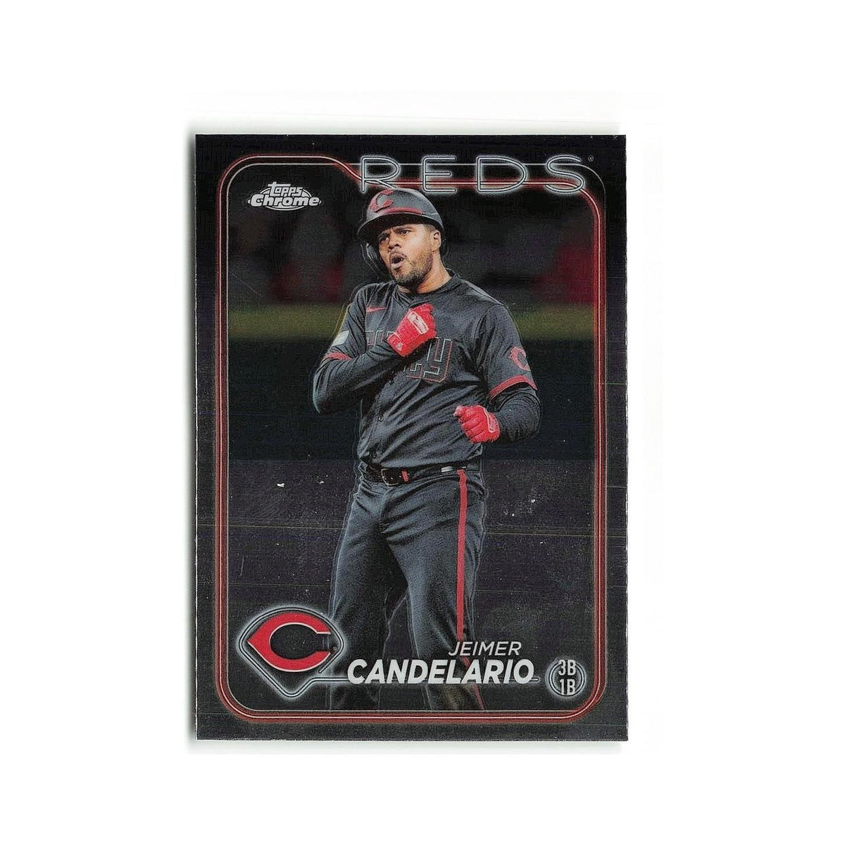 Jeimer Candelario 2024 Topps Chrome #239 Cincinnati Reds Baseball Card NM
