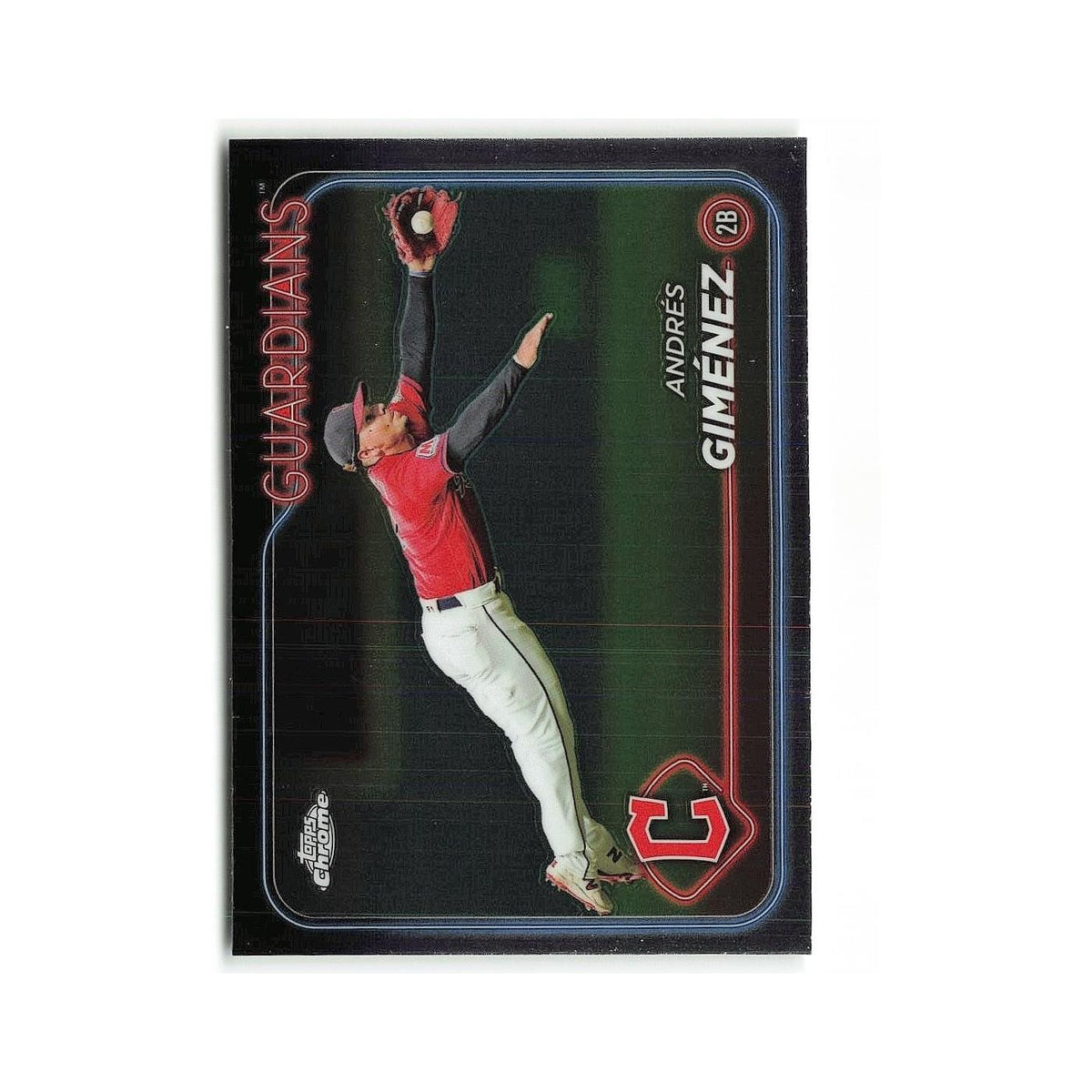 Andrés Giménez 2024 Topps Chrome #259 Cleveland Guardians Baseball Card NM