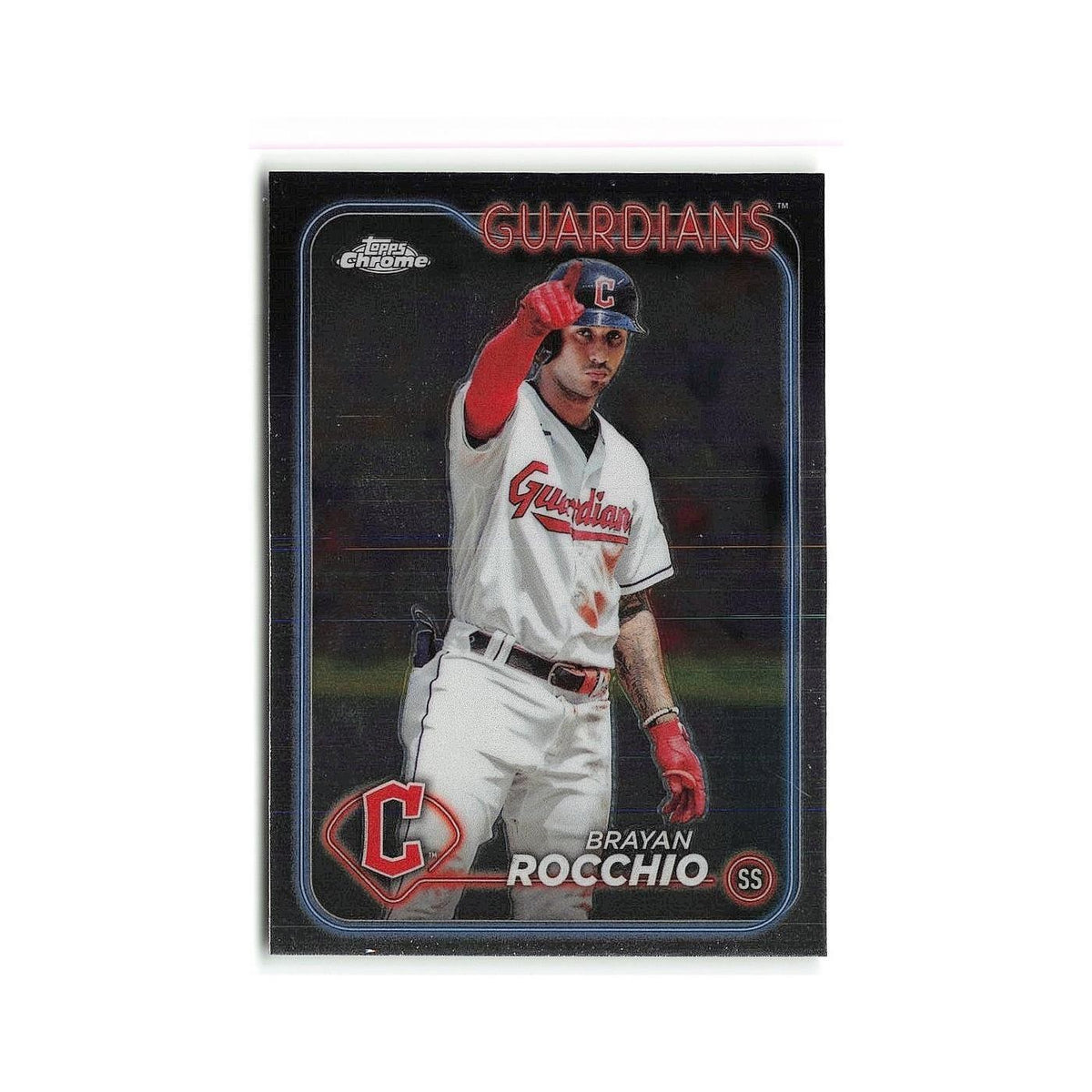 Brayan Rocchio 2024 Topps Chrome #113 Cleveland Guardians Baseball Card NM