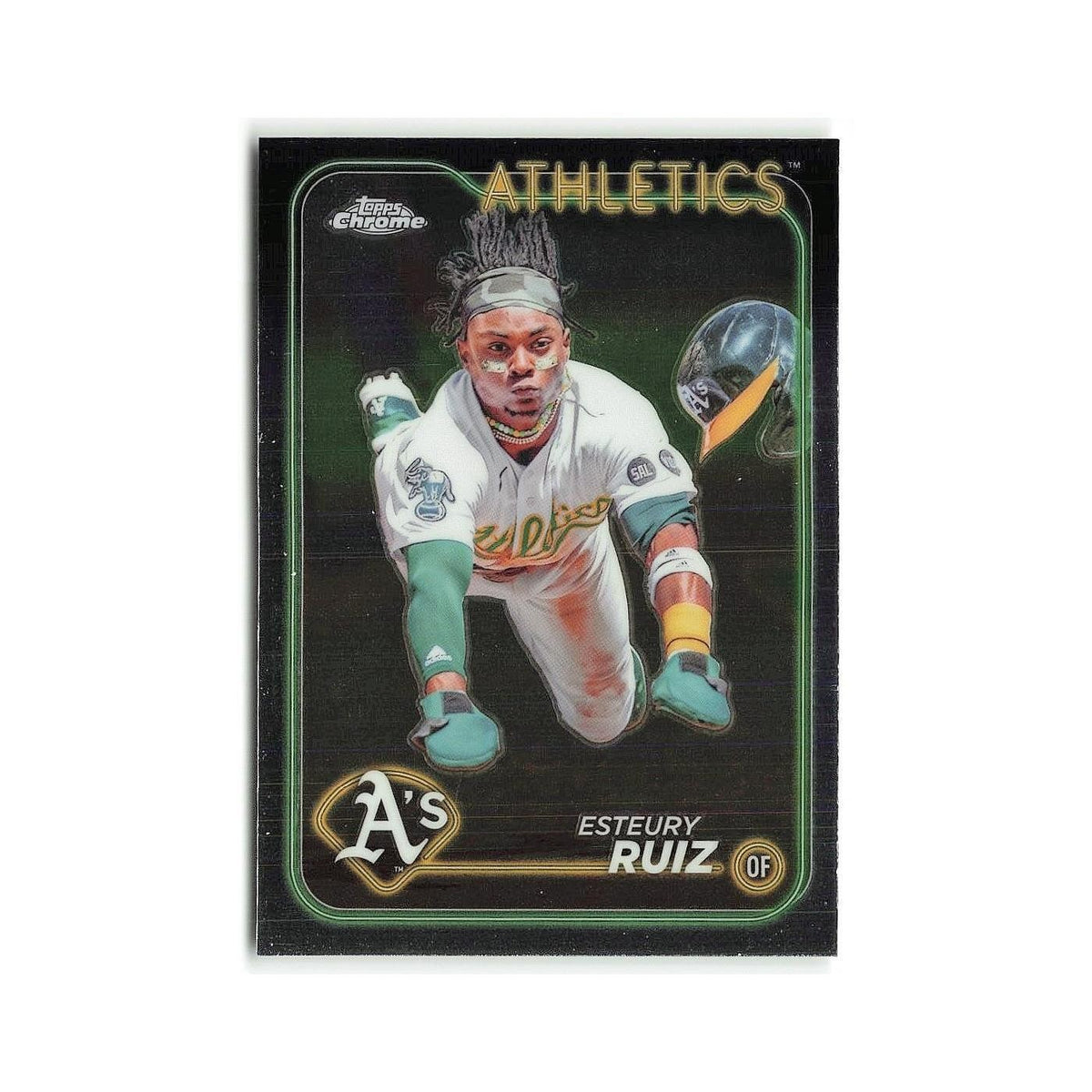 Esteury Ruiz 2024 Topps Chrome #241 Oakland Athletics Baseball Card NM