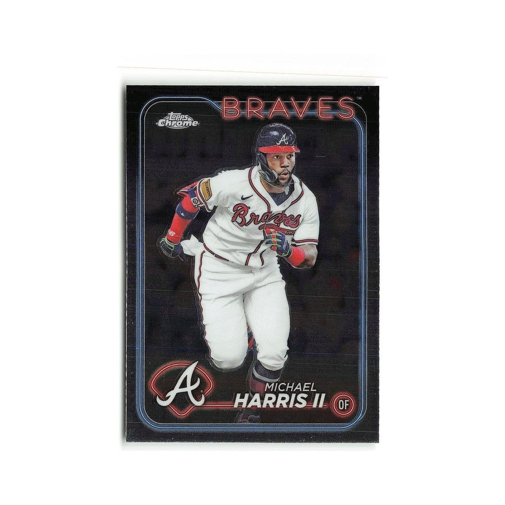Michael Harris II 2024 Topps Chrome #52 Atlanta Braves Baseball Card NM