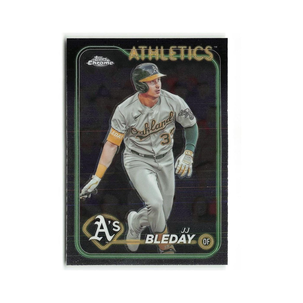 JJ Bleday 2024 Topps Chrome #190 Oakland Athletics Baseball Card NM
