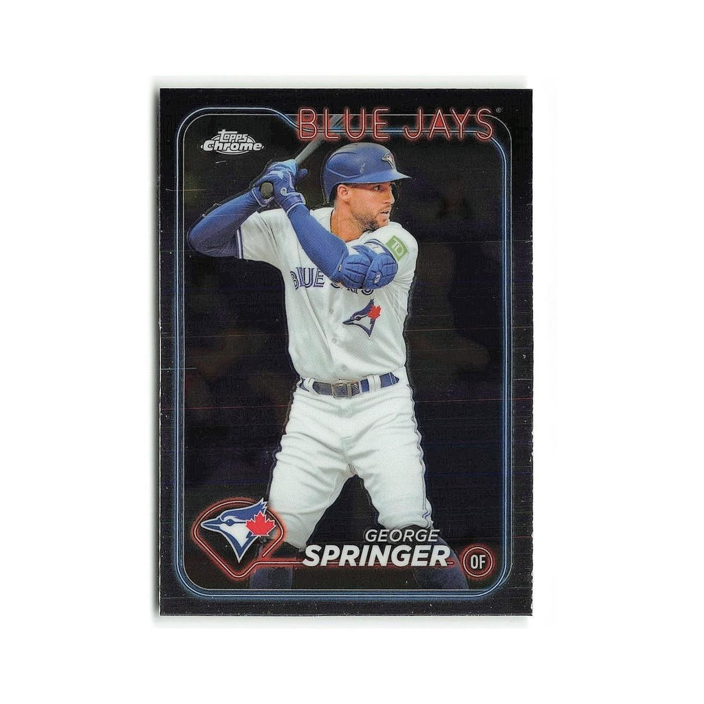 George Springer 2024 Topps Chrome #134 Toronto Blue Jays Baseball Card NM