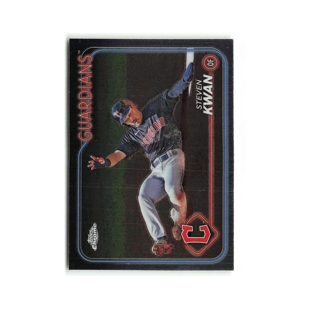 Steven Kwan 2024 Topps Chrome #30 Cleveland Guardians Baseball Card NM