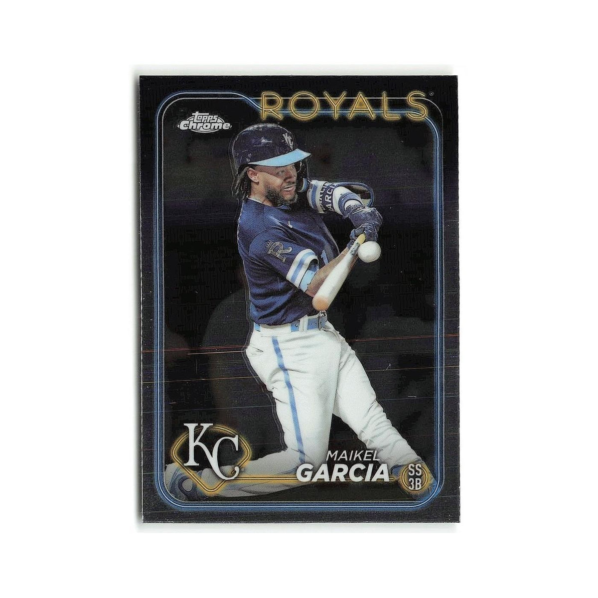 Maikel Garcia 2024 Topps Chrome #246 Kansas City Royals Baseball Card NM