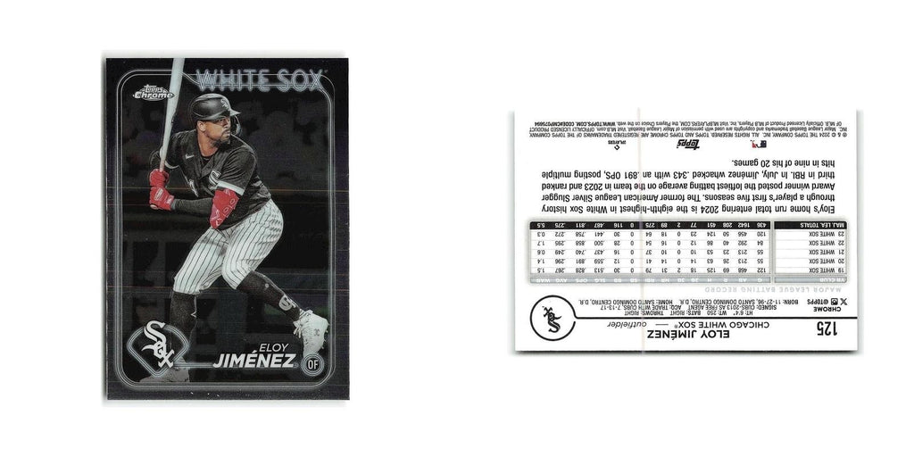 Eloy Jiménez 2024 Topps Chrome #125 Chicago White Sox Baseball Card NM