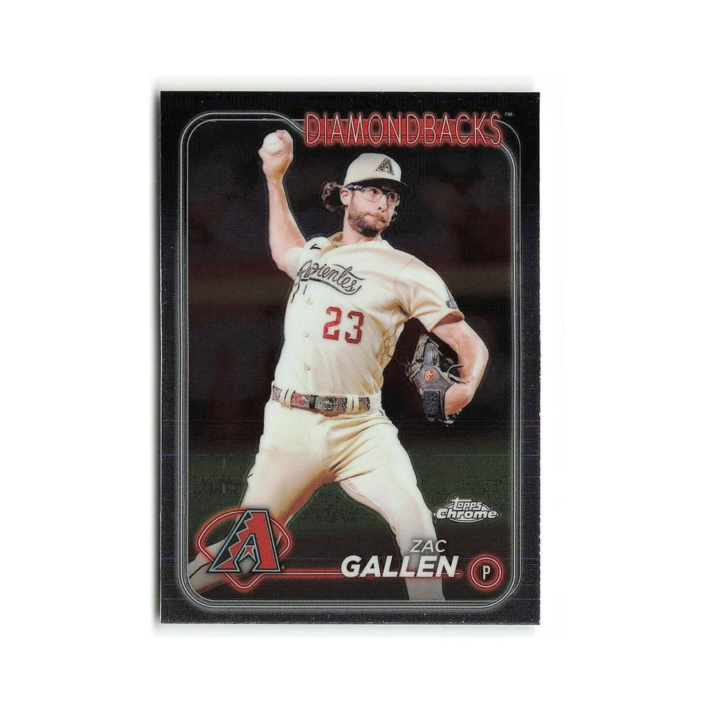 Zac Gallen 2024 Topps Chrome #147 Arizona Diamondbacks Baseball Card NM