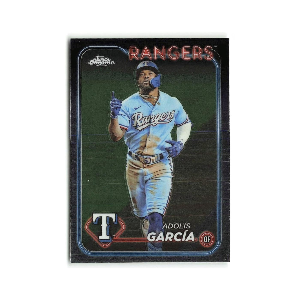 Adolis García 2024 Topps Chrome #114 Texas Rangers Baseball Card NM