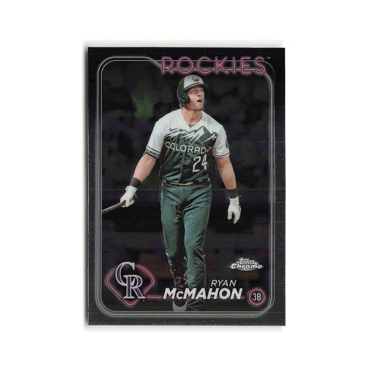 Ryan McMahon 2024 Topps Chrome #299 Colorado Rockies Baseball Card NM