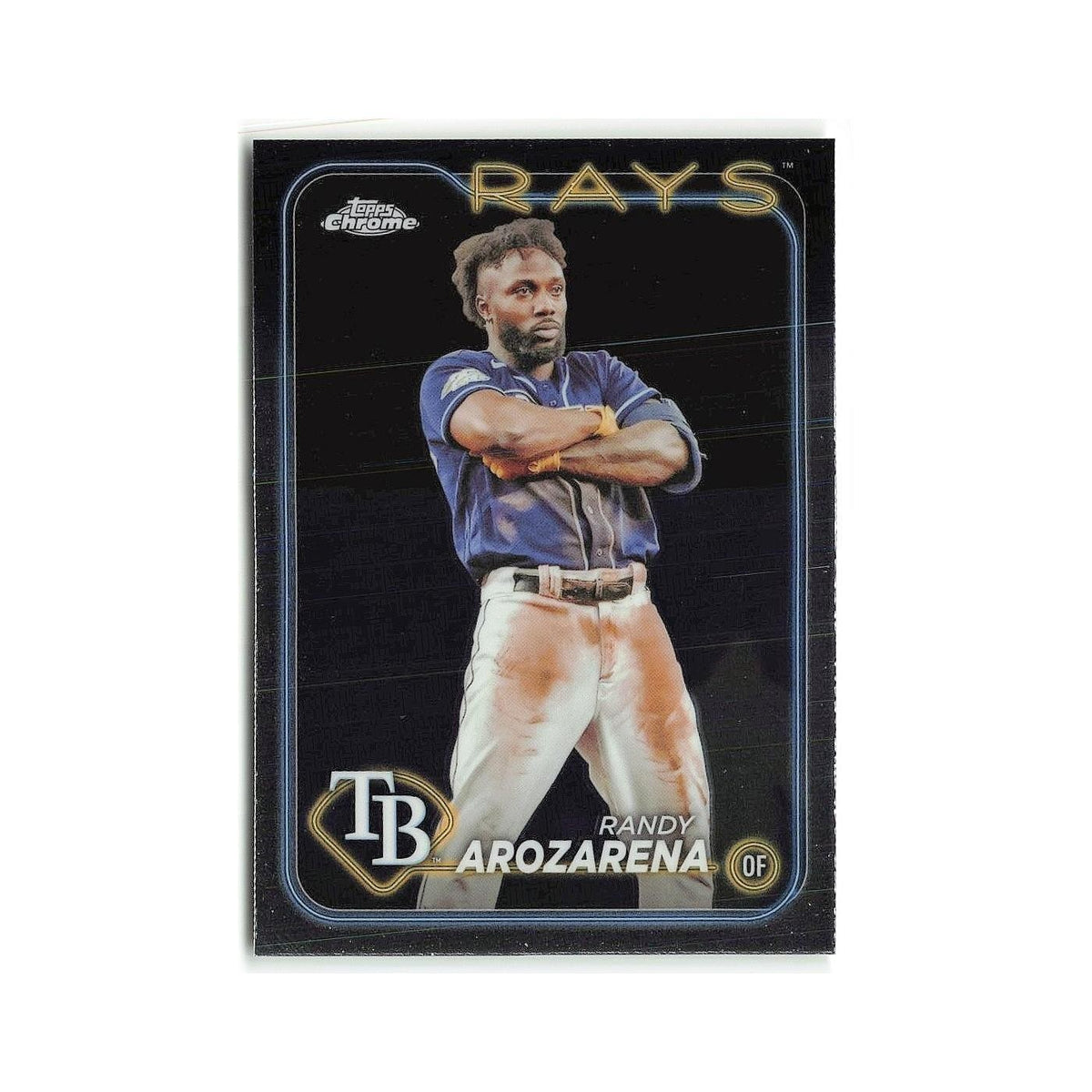 Randy Arozarena 2024 Topps Chrome #153 Tampa Bay Rays Baseball Card NM