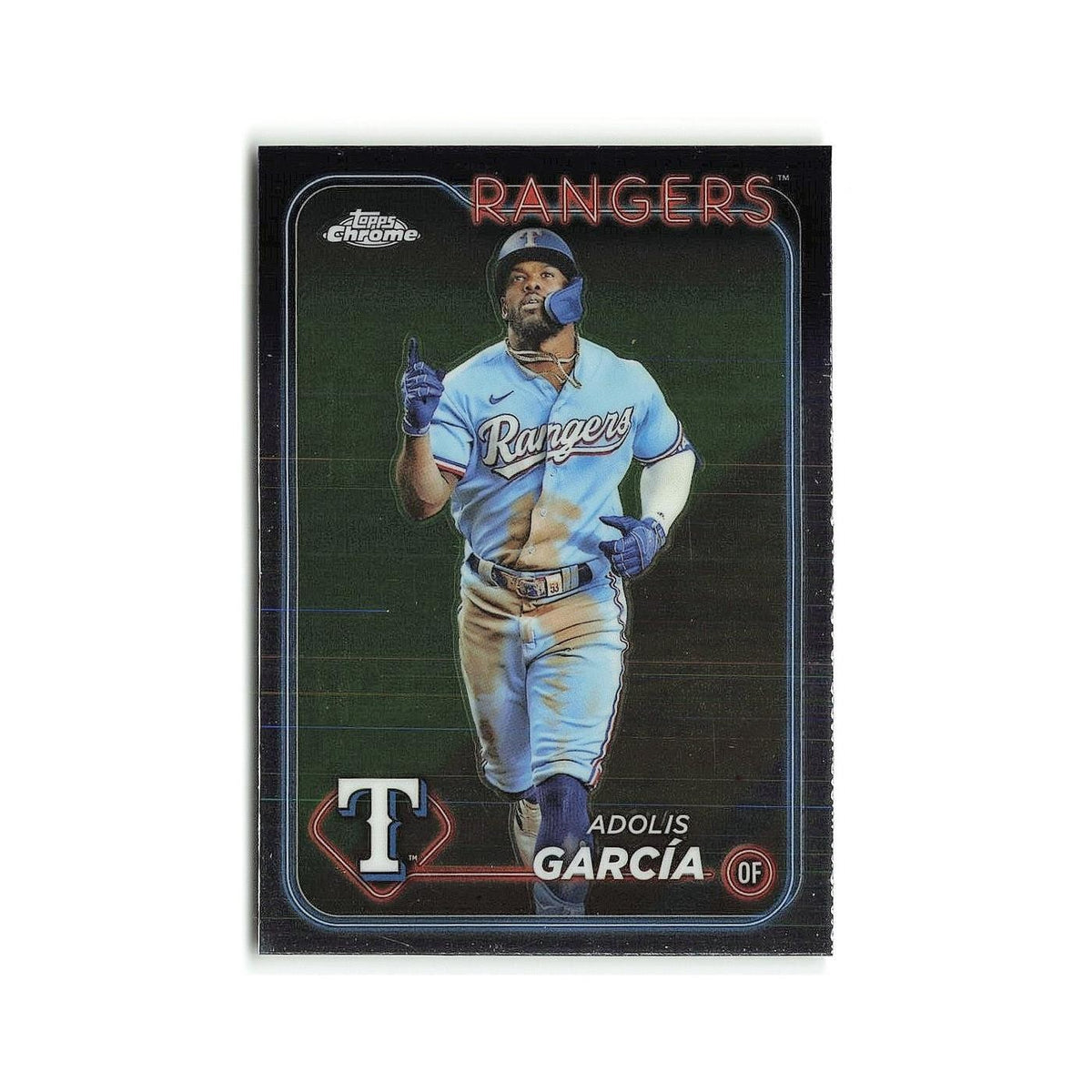 Adolis García 2024 Topps Chrome #114 Texas Rangers Baseball Card NM