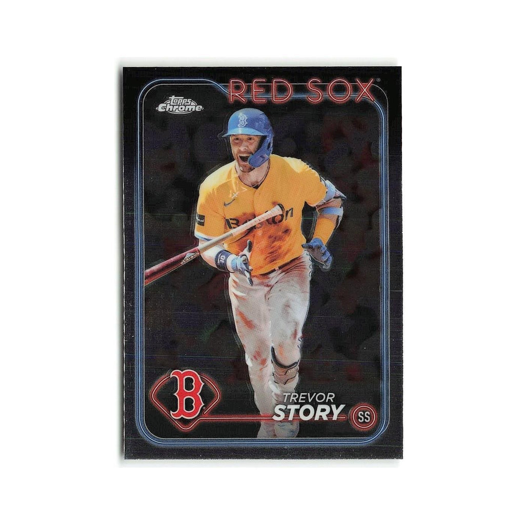 Trevor Story 2024 Topps Chrome #279 Boston Red Sox Baseball Card NM