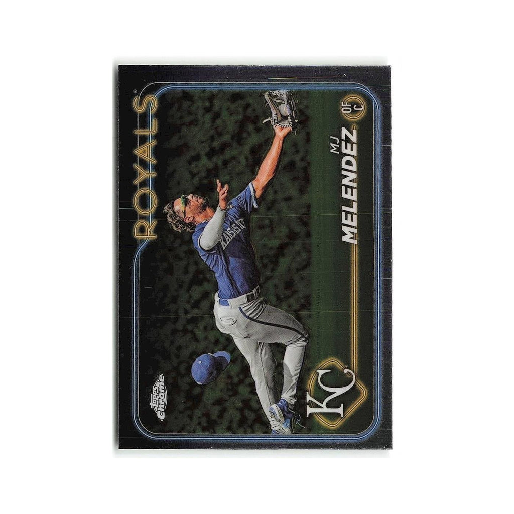 MJ Melendez 2024 Topps Chrome #7 Kansas City Royals Baseball Card NM