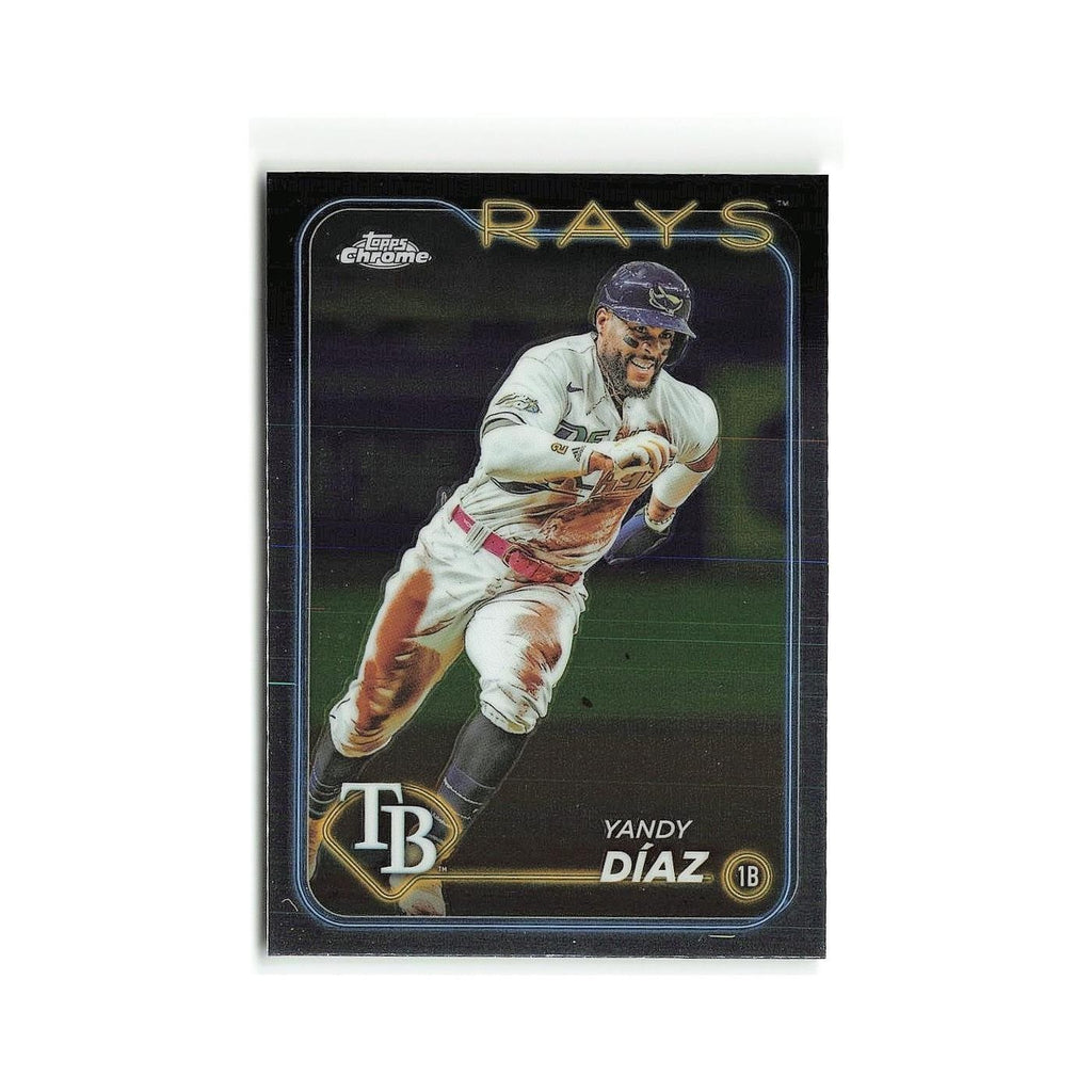 Yandy Díaz 2024 Topps Chrome #107 Tampa Bay Rays Baseball Card NM
