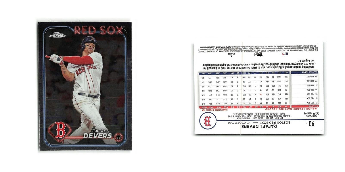 Rafael Devers 2024 Topps Chrome #93 Boston Red Sox Baseball Card NM