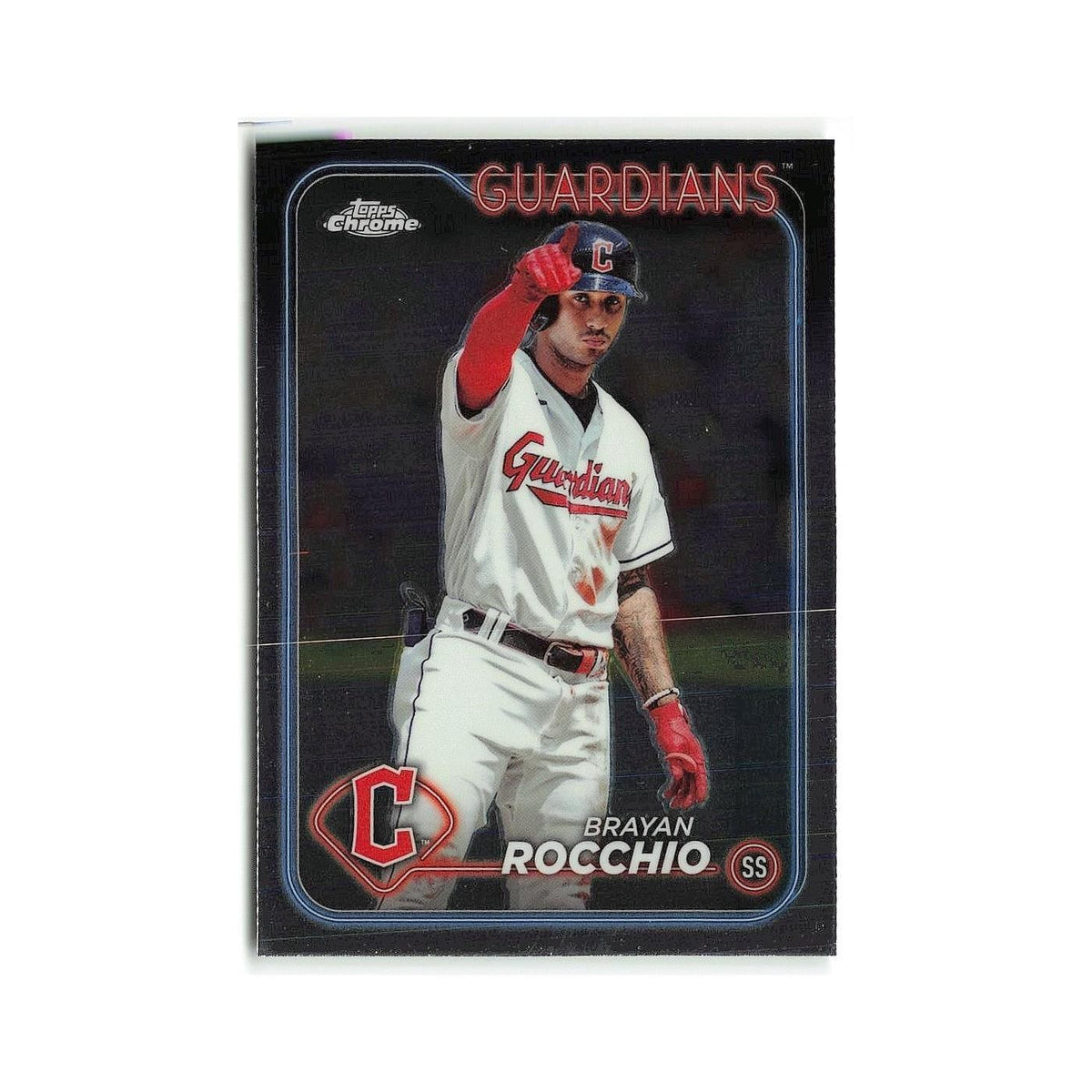Brayan Rocchio 2024 Topps Chrome #113 Cleveland Guardians Baseball Card NM