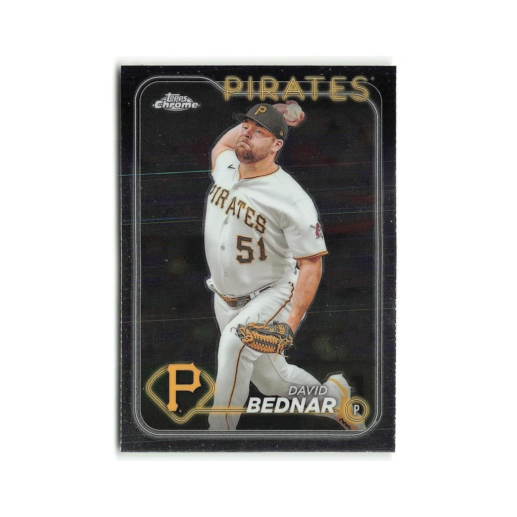 David Bednar 2024 Topps Chrome #60 Pittsburgh Pirates Baseball Card NM