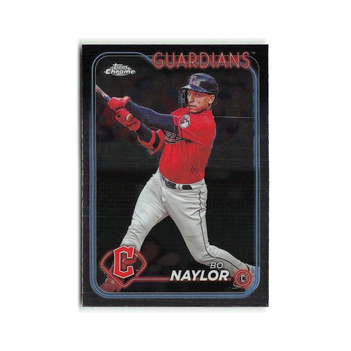 Bo Naylor 2024 Topps Chrome #158 Cleveland Guardians Baseball Card NM