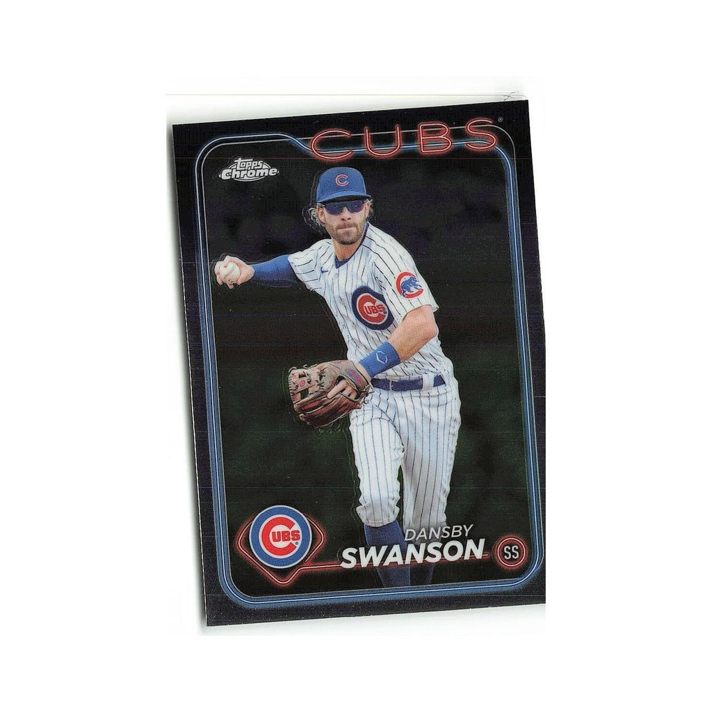 Dansby Swanson 2024 Topps Chrome #231 Chicago Cubs Baseball Card NM