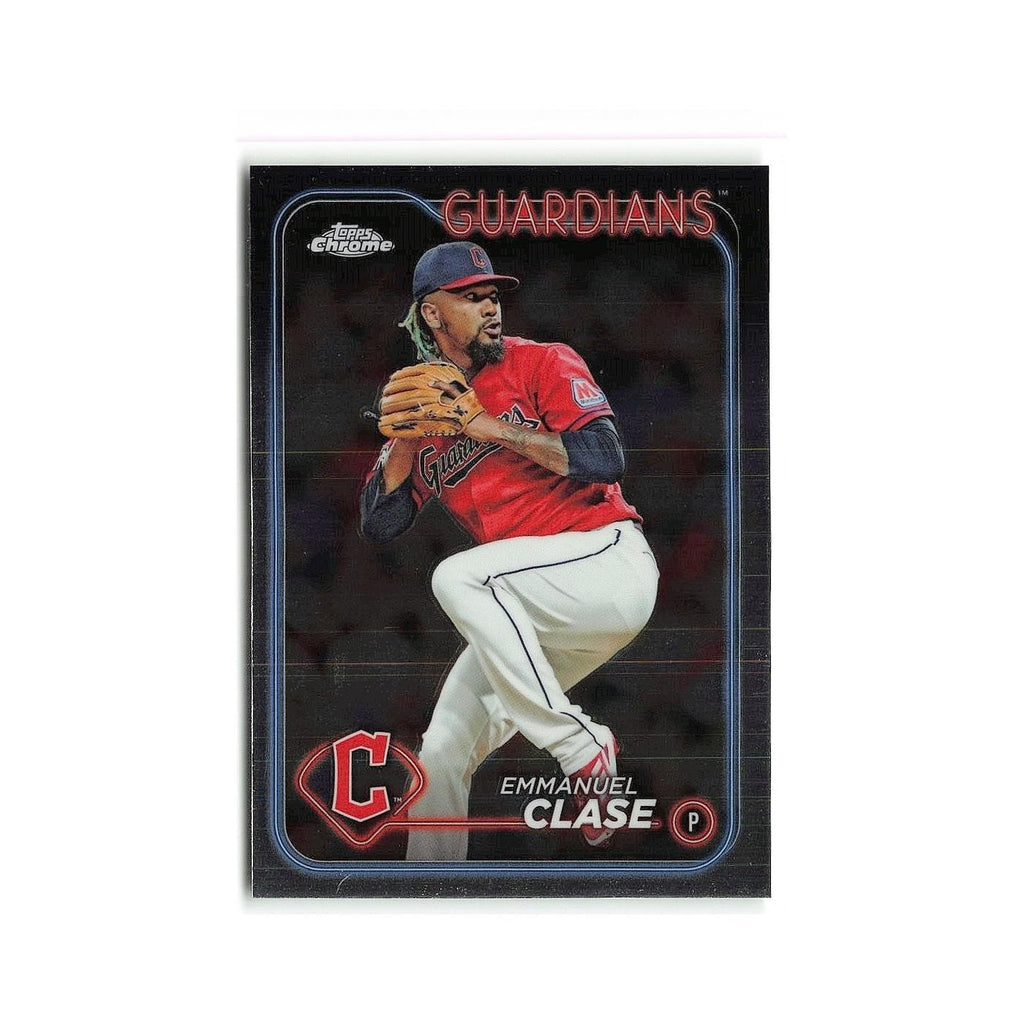 Emmanuel Clase 2024 Topps Chrome #166 Cleveland Guardians Baseball Card NM
