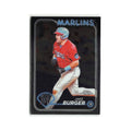 Jake Burger 2024 Topps Chrome #108 Miami Marlins Baseball Card NM